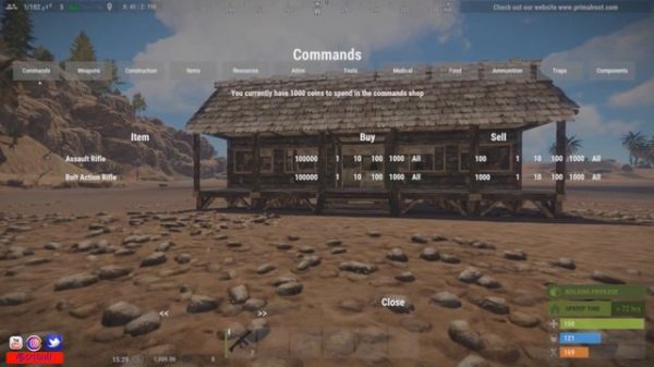 Rust SHOP GUI - allowing players to use /SHOP in game | Rust Admin Academy Tutorial 2020