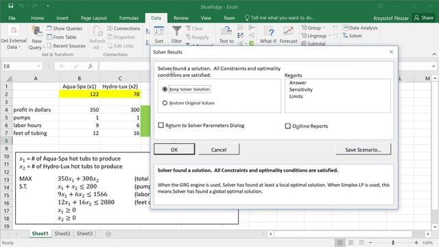 01. Sensitivity Analysis for LP - Getting Sensitivity Analysis Report in Excel and in Python Gurobi смотреть онлайн