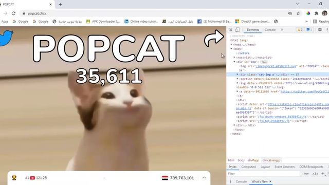 PopCat Auto SendKey In JS using chrome console смотреть онлайн