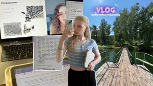 𖥔 ݁ ˖ study vlog подготовка к егэ летом|мини-отдых на природе୨ৎ⊹ ࣪ ˖