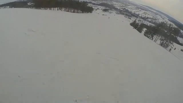 Хвалынск. Синяя трасса. Спуск на горных лыжах / Mountain Ski смотреть онлайн