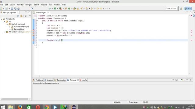 Calculate factorial in java смотреть онлайн