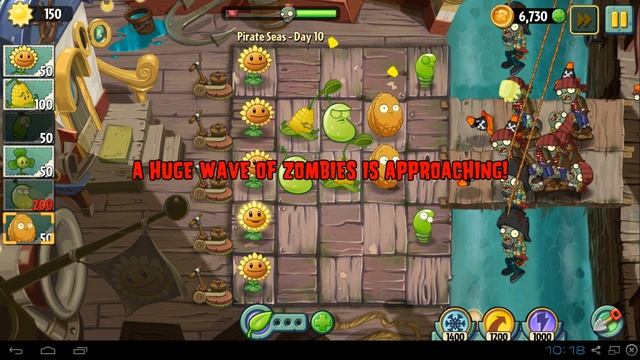 Убийственное комбо-вомбо - Plants vs. Zombies 2 смотреть онлайн