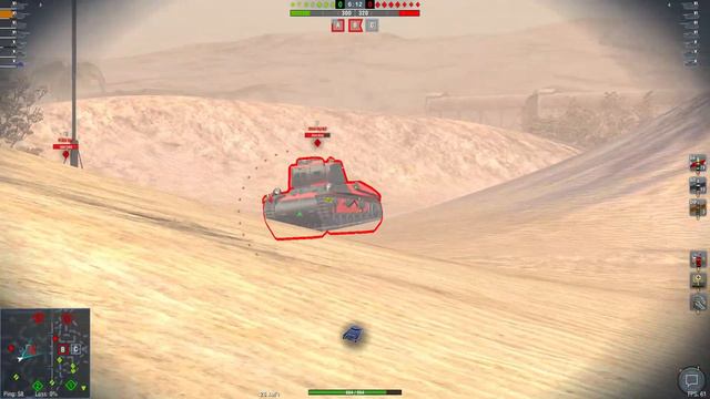 Агрессивная игра в WoT Blitz. Tiger P и Tiger 131
