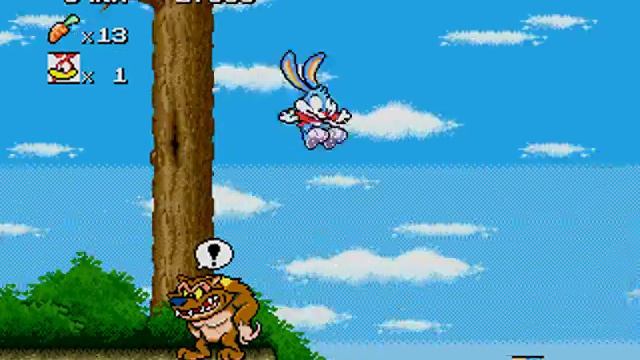 неполное прохождение игры Тин тун Sega уровни 1 и 2 смотреть онлайн