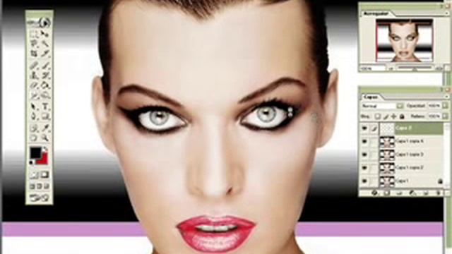 Photoshop Makeover - Mila Jovovich смотреть онлайн