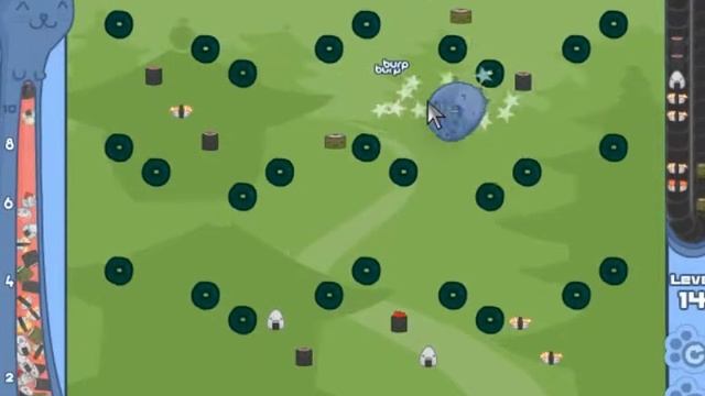 Симулятор вечно голодного кота Sushi cat уровень 14 смотреть онлайн