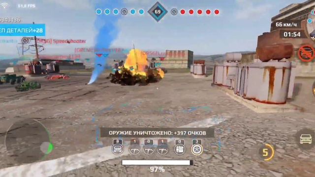 Безумие + Нагиб = Турели / Crossout mobile смотреть онлайн