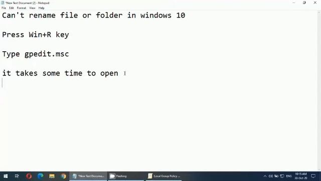Can't rename file or folder in Windows 10 - SOLVED ! смотреть онлайн