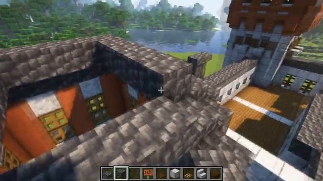 Как построить ЗАМОК в майнкрафте. смотреть онлайн