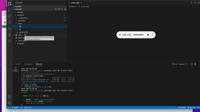 chatbot ai voice build with react and fastapi combo смотреть онлайн