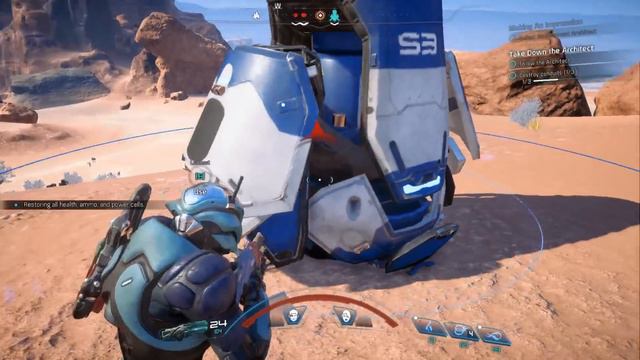 Mass Effect Andromeda - Take Down the Architect | Destroy Legs and Head Conduicts смотреть онлайн