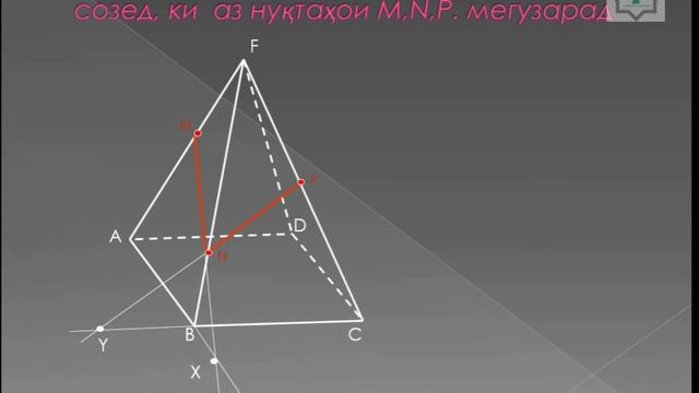 21 ноября 2021 г. Сечение пирамиды плоскостью проходящую через 3 точек смотреть онлайн