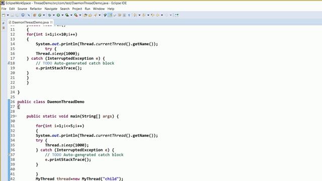 Multi Threading Part-16 | Daemon Thread | Thread class Methods | Thread In Java Hindi - 157 смотреть онлайн
