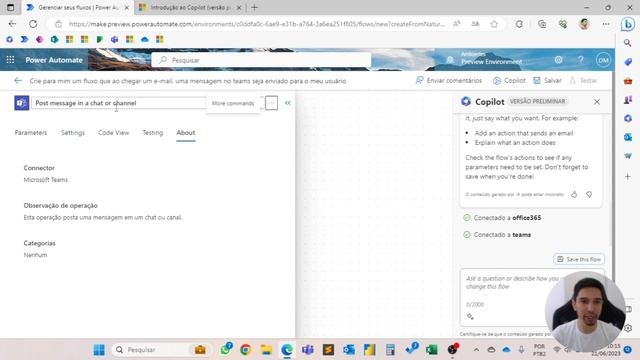 PRIMEIRAS IMPRESSÔES DO COPILOT NO POWER AUTOMATE смотреть онлайн