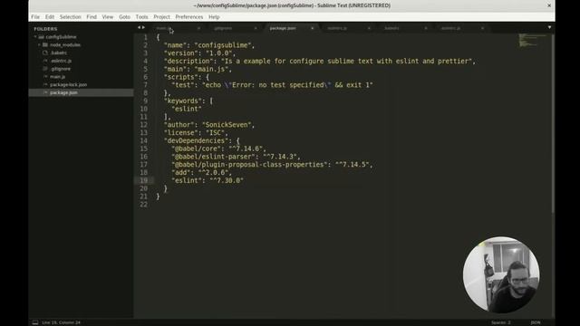 #dev Configurar Sublime Text + Eslint + Prettier смотреть онлайн