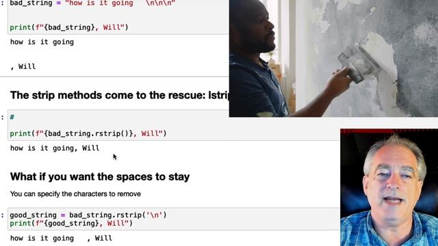 How to remove a trailing newline in Python смотреть онлайн