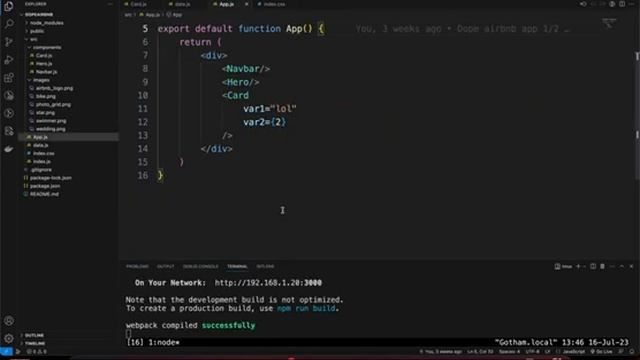 מדריך React - פרק 8 - חיקוי של דף מאיירבנב 2/2 - props, conditional rendering смотреть онлайн
