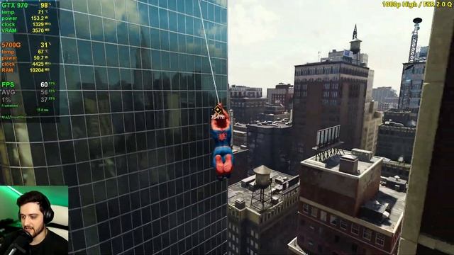 GTX 970 | Marvel’s Spider-Man Remastered - Very Low, Medium, High, Very High, FSR 2.0 - 1080p смотреть онлайн