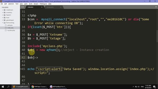 How to Make Simple Class in PHP Basic Tutorials смотреть онлайн