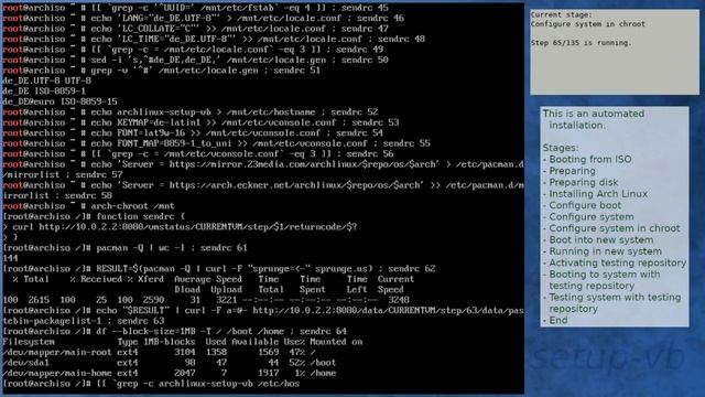 Arch Linux installation recording to kernel 5.10.15-arch1-1 (testing) смотреть онлайн