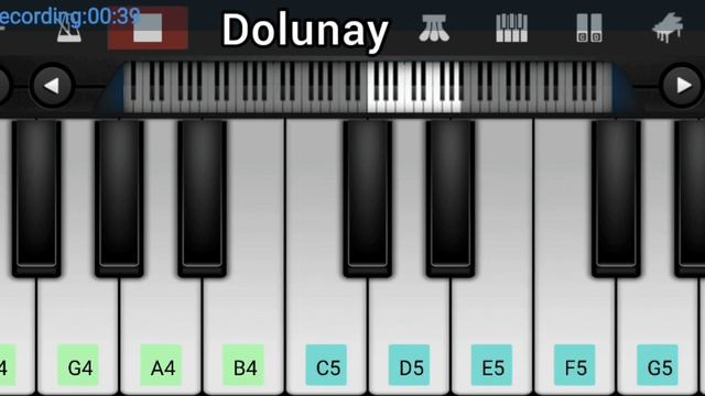Dolunay Title Track Piano Notes Tutorial