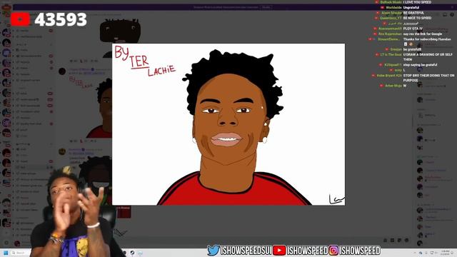 iShowSpeed Reacts to HIS *CRAZIEST* FAN ARTS.. смотреть онлайн