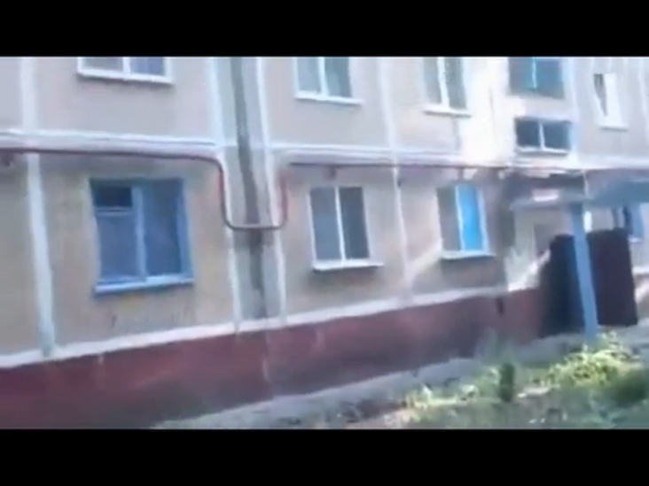 Горловка, последствия обстрела 16.06.15 смотреть онлайн