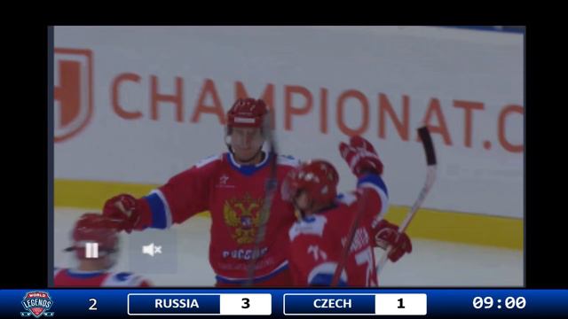 2017-04-09 Russia vs Czech, Gold Medal Game, World Legends Hockey League. Straubing (Germany) смотреть онлайн