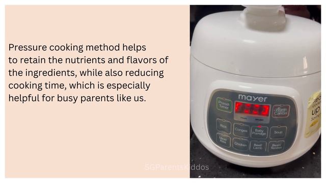Mayer Pressure Cooker: The Secret to Fast, Delicious Meals for Busy Parents (Singapore) смотреть онлайн