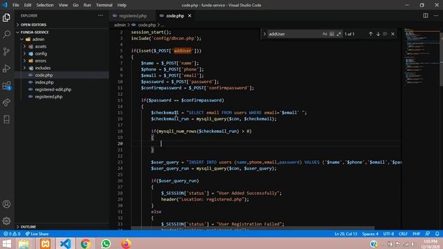 PHP Admin Panel Part-9: How to check email id already exists or not in database in php HINDI смотреть онлайн