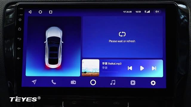 Ознакомление с главным экраном Teyes CC2 Plus смотреть онлайн