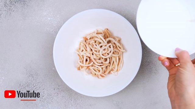 Быстрый и простой рецепт салата с кальмарами .Салат на праздничный стол. смотреть онлайн