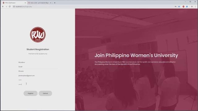 PWU Online Enrollment System | PHP - MySQL смотреть онлайн