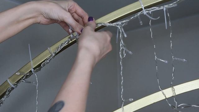 Как сделать гирлянду-занавес с подсветкой для арки/фотозоны своими руками смотреть онлайн