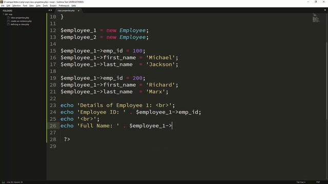 Class Properties - PHP Object Oriented Programming in Sinhala - Part 4 смотреть онлайн