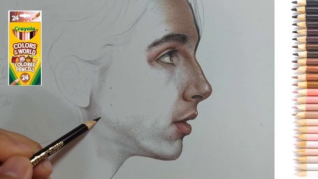 Better than FCCCP & BRUTFUNER? Crayola Colored Pencil Review & Tutorial for Beginners -BMD Portrait смотреть онлайн