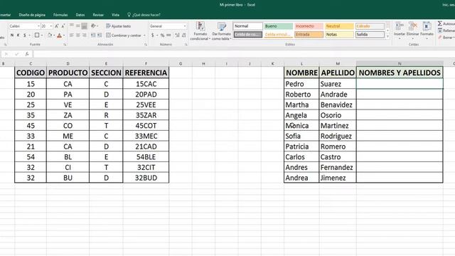 Excel 2016 – Concatenar texto – Video 38 смотреть онлайн
