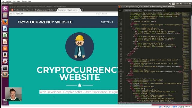 Build a Cryptocurrency Web Application: Tutorial 2 - Adding the Front End смотреть онлайн