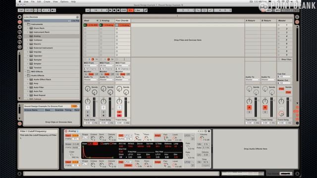 Ableton Tutorial - Sound Design Series (pt1) - Subtractive Synthesis Example смотреть онлайн