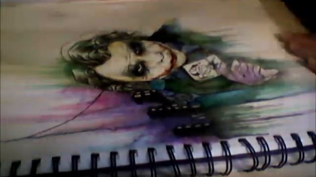 Joker Speed Drawing/Coloring смотреть онлайн
