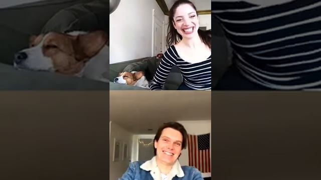 Luke Baines joins Anna Hopkins on her IG livechat смотреть онлайн