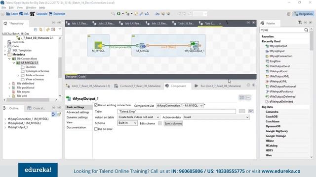 Talend Live - 3 | Talend Database Connection Tutorial | Talend Tutorial | Talend Training | Edureka смотреть онлайн