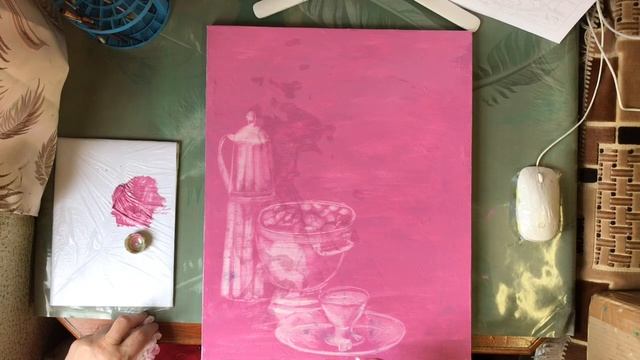 Натюрморт в технике жидкое масло Oil painting смотреть онлайн