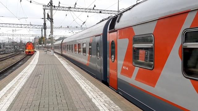Прибытие ЭП2К-336 со скорым поездом №119Й сообщением Саранск-Москва смотреть онлайн