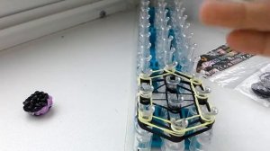 Печенька орео из резинок Rainbow Loom