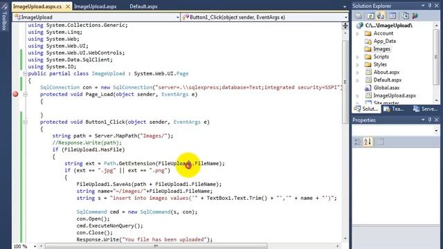 Image Upload in sql server 2008 by using asp.net c# смотреть онлайн