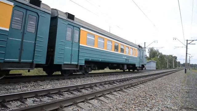 Электропоезд ЭД4м-0348 | Electric train ED4m-0348 | RZD смотреть онлайн