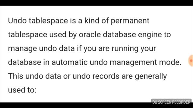What is Undo Tablespace | Oracle Database | Lecture in Urdu/Hindi смотреть онлайн