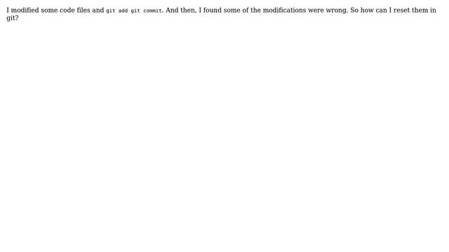 How can I reset some of the committed modified files in git? (2 Solutions!!) смотреть онлайн